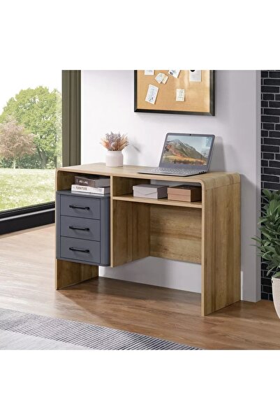 Generic Nairobi 3 Drawer Study Desk with Shelf