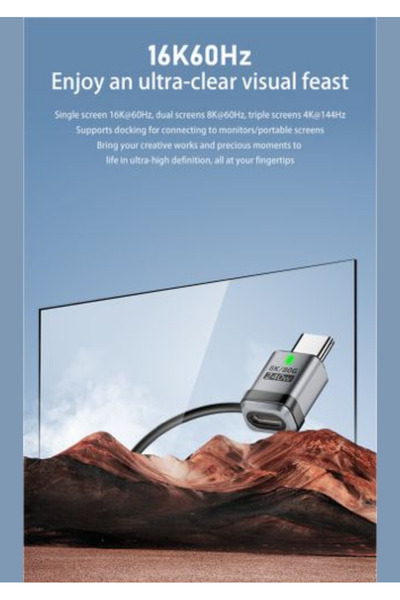 LivX 240W Type-C Adaptör | 16K60Hz Görüntü Desteği, 8K/80Gbps Veri Aktarımı, Hızlı Şarj OTGTT