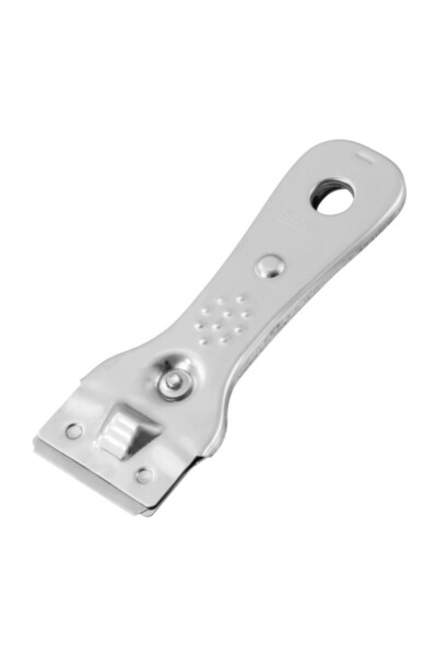 FACKELMANN 60140 hob scraper, 5 interchangeable blades, 13 cm, Stainless steel, Silver