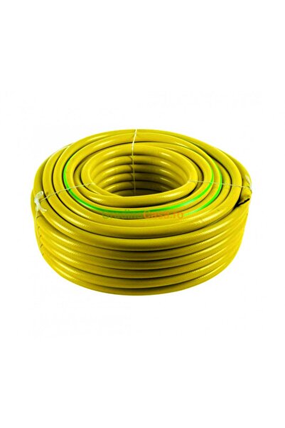 EUR Furtun de Gradina, ⅝ , 25 metri, galben, flexibil, rezistent la frig si r...
