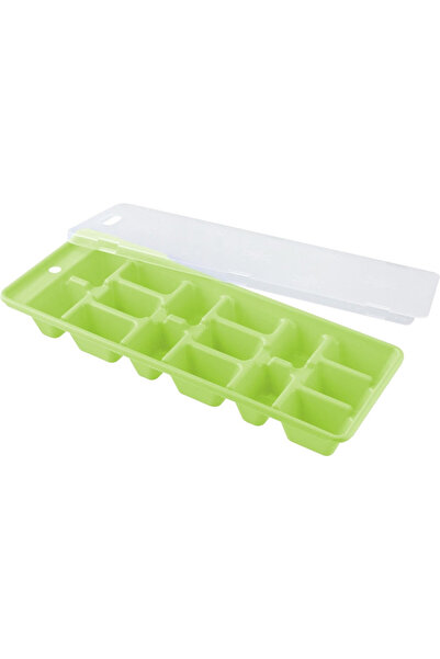 FACKELMANN Ice tray with lid 49368, 25x10 cm, Multicolor