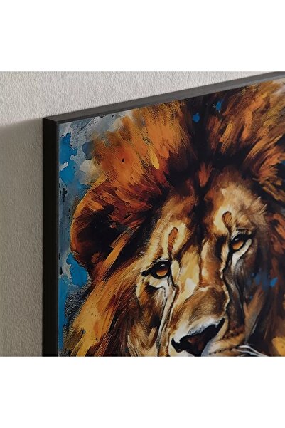 Generic صورة أسد أحفوري مؤطرة - 50x70x2.5 سم