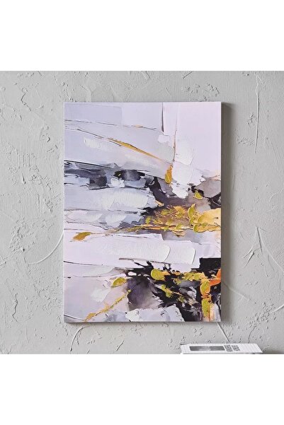 Generic Hand-painted framed wall art by Walmer, abstract print - 50x1.8x70 cm
