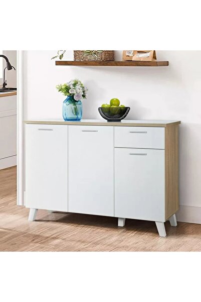 Generic Alford 3-Door 1-Drawer Sideboard/Kitchen Cabinet
