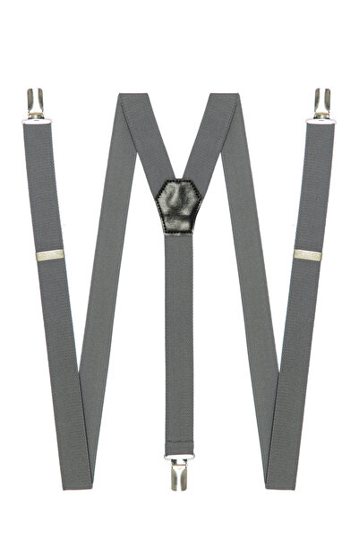 DWOY Σκούρο γκρι λουράκι παντελονιού για ενήλικες