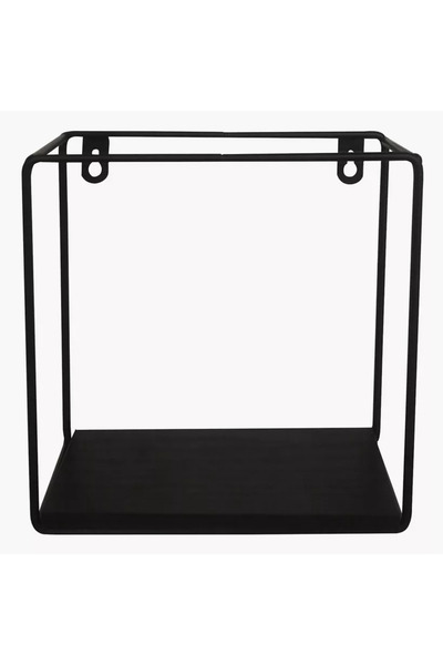 Generic Urban Square Single Tier Metal Shelf - 20x10x20 cm