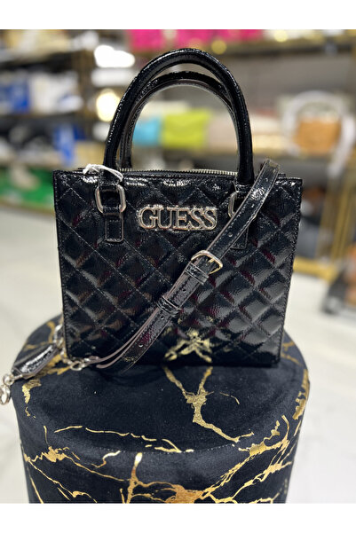 Guess ARAITZ SMALL TOTE Kadın Küçük Siyah El Çantası HWARAZP1504