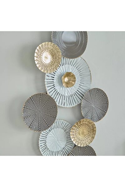 Generic لوحة فنية جدارية معدنية من جورجا - 80.0x44.5x5.1 سم