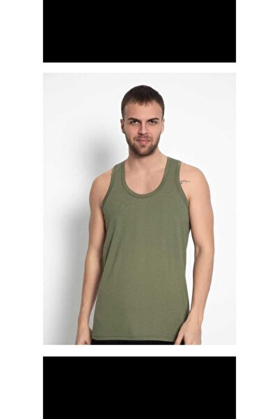 pamuklu SET OF 3 MEN'S KHAKI T-SHIRTS
