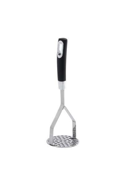 FACKELMANN Potato press 25955 Monaco, 27.5 cm, Stainless steel, Black