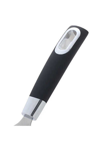 FACKELMANN Potato press 25955 Monaco, 27.5 cm, Stainless steel, Black