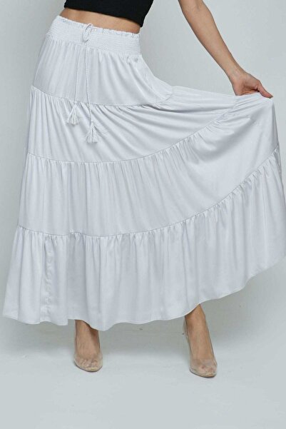 Kitschen High-Waist Long Tie Skirt