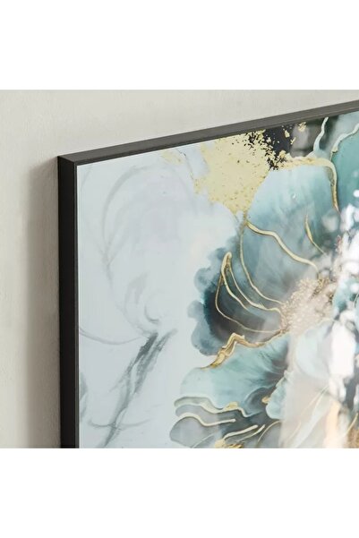 Generic صورة أوديان قبرصية مؤطرة بالزهور - 50x70x2.5 سم