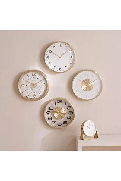 Generic ساعة طاولة ألمنيوم من ماسون - 17.5×6×17.8 سم