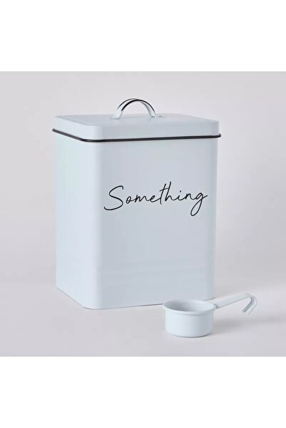 Generic Vintage Laundry Detergent Storage Box with Lid and Scoop - 18x15.5x25.5 cm