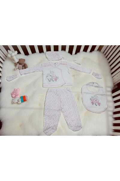 ALMUNIF Spring Roses Newborn Set - 5 Pieces