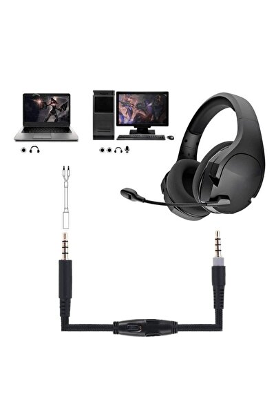 PadForce Cablu audio pentru căști HyperX Cloud Alpha, control volum, lungime 1,50 m