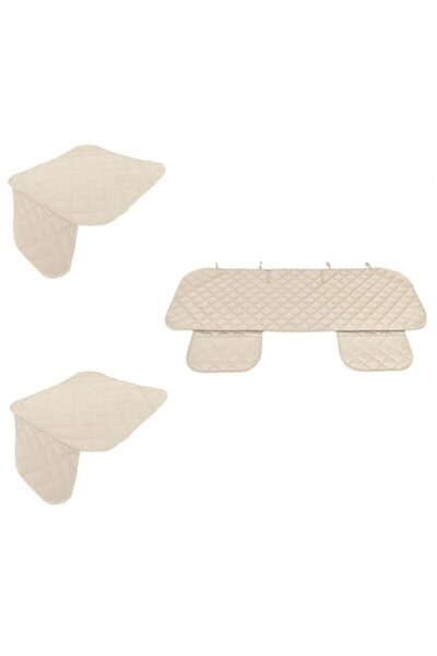 Metru Patrat Set 3 protectii auto pentru bancheta spate si scaune fata, matlasate, model universal,