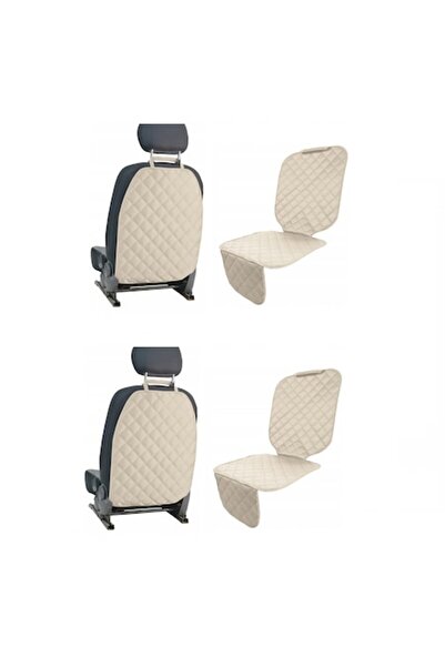 Metru Patrat Set 4 protectii auto Metru Patrat, pentru scaun auto, scoica bebe si spatar scaun fata, matlasate, m