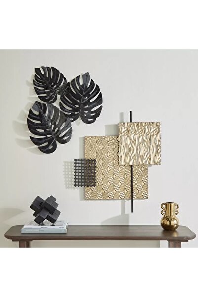 Generic Georgia Metal Leaf Wall Plaque - 55.9 x 60.3 x 3.8 cm