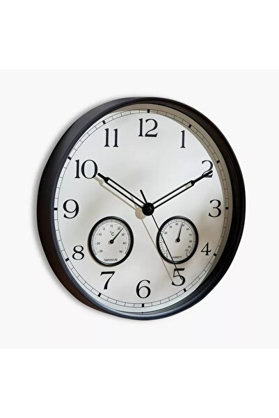 Generic ساعة حائط أيكيدو - 35.7 × 5 × 35.7 سم