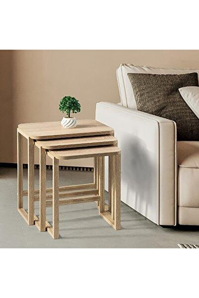 Generic مجموعة طاولات فيمون - مجموعة من 3 قطع