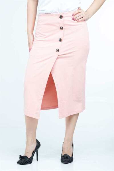 Kitschen Open-Front Midi Skirt