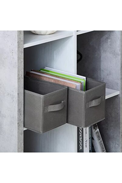 Generic Olive Cube Fabric Box - 15.5 x 33 x 16.5 cm