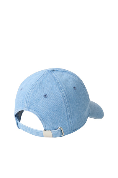 Calvin Klein Women Vintage Denim Titlecase Embroidery Cap