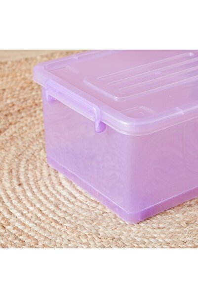 Generic 15L Revolving Storage Box with Wheels and Lid - 37x30x20 cm