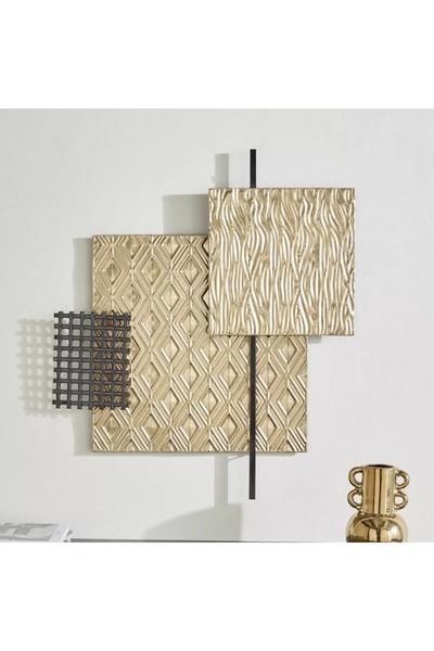 Generic Geometric Metal Wall Plaque by Giorgia - 70.5 x 61.0 x 3.8 cm