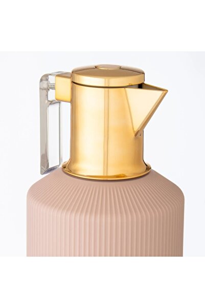 ORIAN 1 liter pink and gold coffee thermos