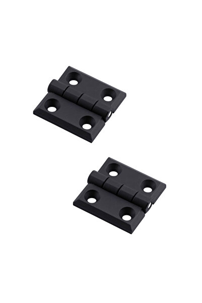 Badem10 Plastik Yaprak Menteşe 50x50 mm Kalınlık Dayanıklı 2 ADET Set Dolap Çekmece Kapak ve Mobilya Menteşe