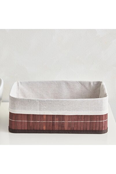 Generic Large Foldable Bamboo Storage Basket