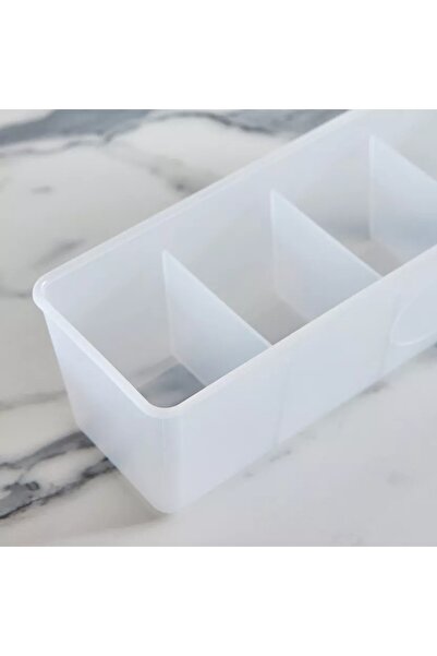 Generic Slim Care Drawer Organizer, 5 Compartments - 30.7 x 8.8 x 7.8 cm