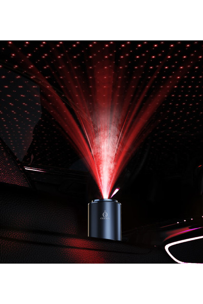 ODORA Difuzor odorizant auto profesional Scent Star - Acumulator, lumini ambientale, parfum inclus