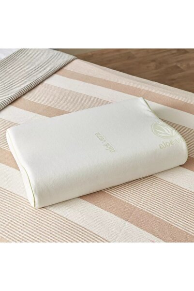 Generic Aloe Vera Neck Support Foam Pillow - 40 x 60 cm