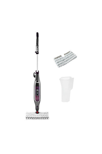 Shark Aparat de curățat cu abur S6003EU, 1200W, 0.35l, 3 moduri, Klick'n Flip, jet de abur, lavetă anti-murdărie, gri/violet