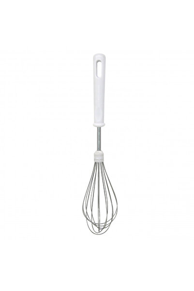 FACKELMANN 42840 Egg Beater, 28 cm, Stainless steel, Hanging hook, White