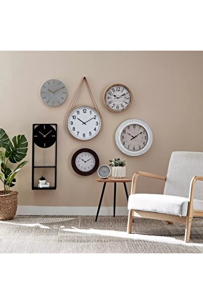 Generic ساعة ساراتوجا بحبل القنب - 31.5 × 5.5 سم