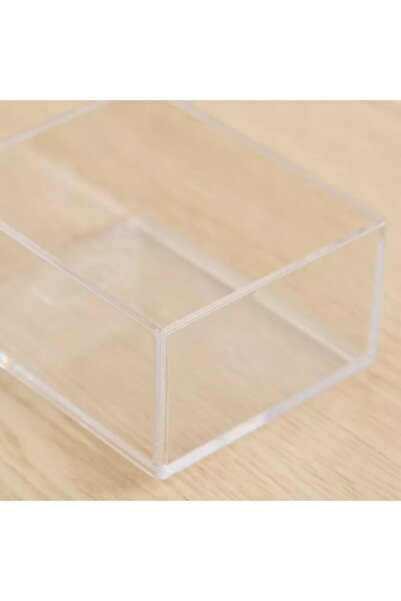 Generic Stackable Crystal Decorative Tray - 7.8 x 9.5 x 4.8 cm
