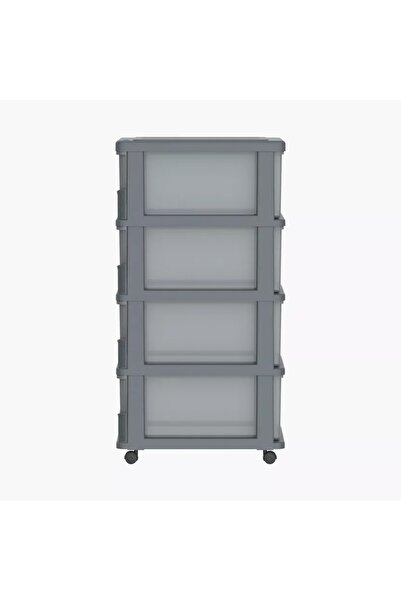 Generic Cosmoplast 4-Tier Heavy Duty Storage Cabinet - 50x40x92 cm