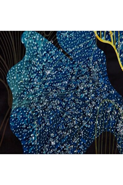 Generic Vista Canvas Painting with Varnished Frame and Beads - 60x90x38 cm