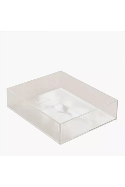 Generic Stackable Crystal Decorative Tray - 15.6 x 19.1 x 4.8 cm