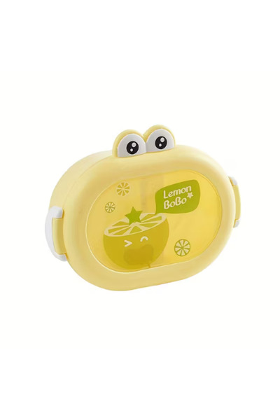 Dörtel Tedarik Cartoon Lunch Box, Portable 2 Compartment Storage Container fo...