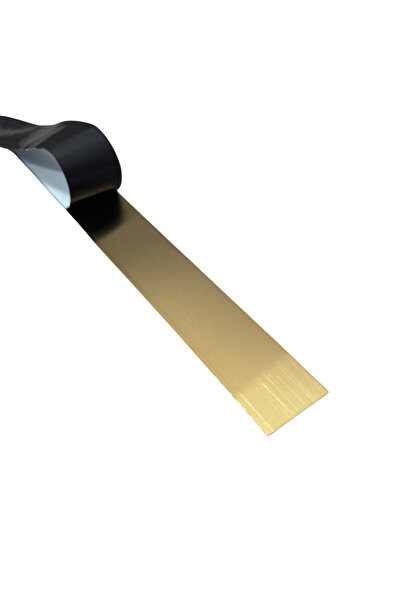 LUSSO LİNE Profil platbanda inox auriu brush 20 x 0.6 x 2700 mm