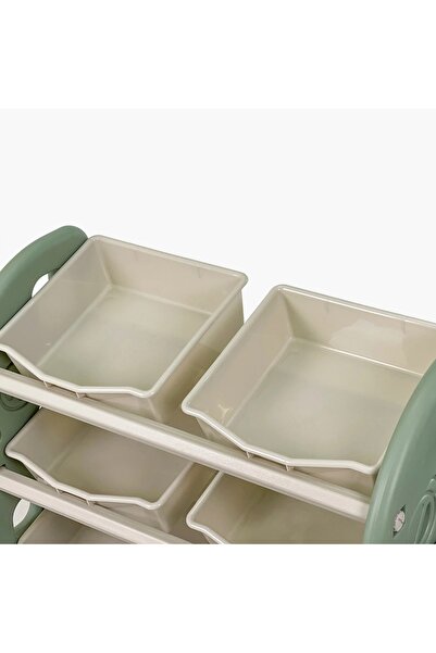Generic Iris Kinder 3-Tier Toy Organizer with 6 Bins