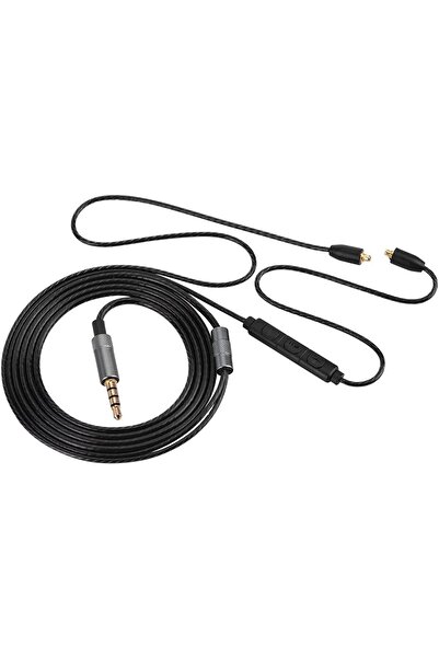 PadForce Cablu audio pentru căști Shure SE215, SE425, SE535, control volum, l...