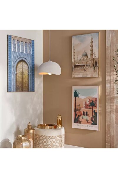 Generic Iqra Samra Marrakesh Framed Painting with Glossy Finish - 50 x 70 x 2.8 cm