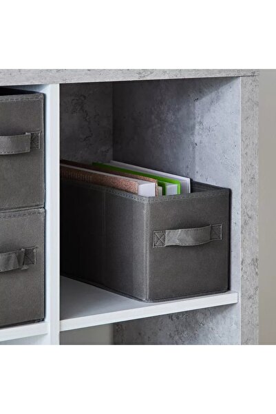 Generic Olive Cube Fabric Box - 15.5 x 33 x 16.5 cm